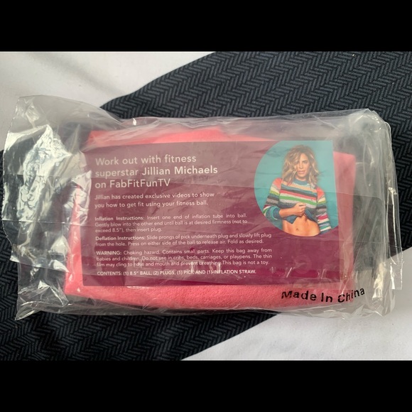 Fab Fit Fun Fitness Ball - Picture 2 of 3